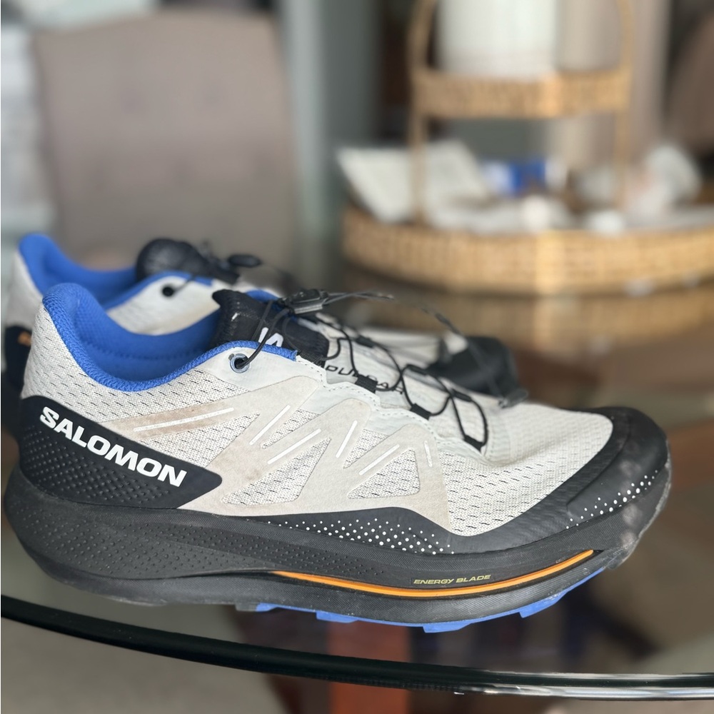 Salomon Pulsar Trail shoes Men’s 10 Grey/Black - Picture 3 of 6